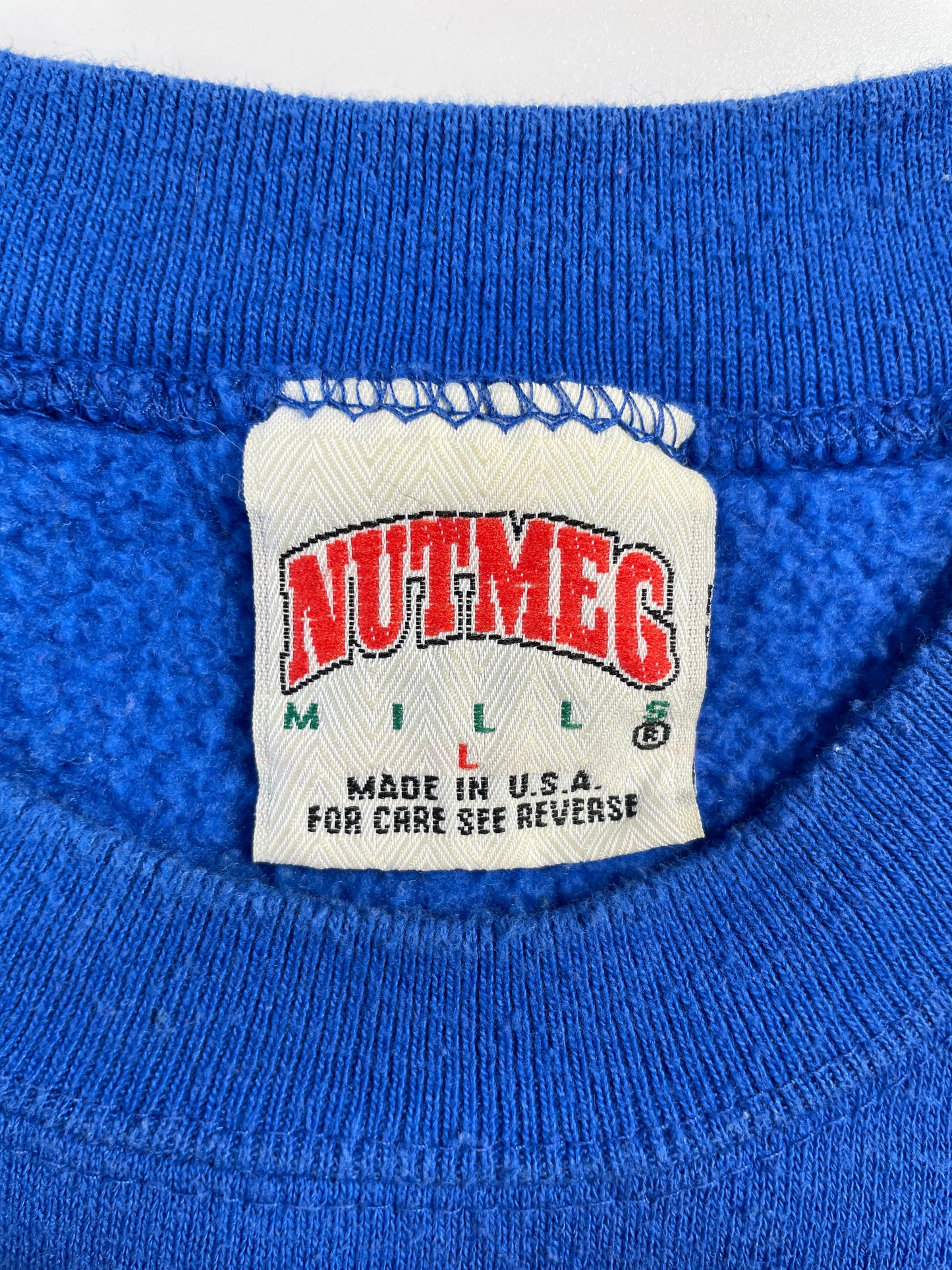 1993 NEW YORK GIANTS Made in USA Size L Vintage NFL Sweat-Shirt / A8919