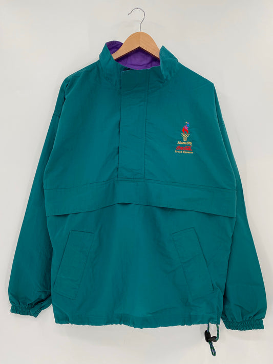 1996 ATLANTA OLYMPICS x COCA COLA Approx. Size XL Vintage Nylon Jacket / K4977
