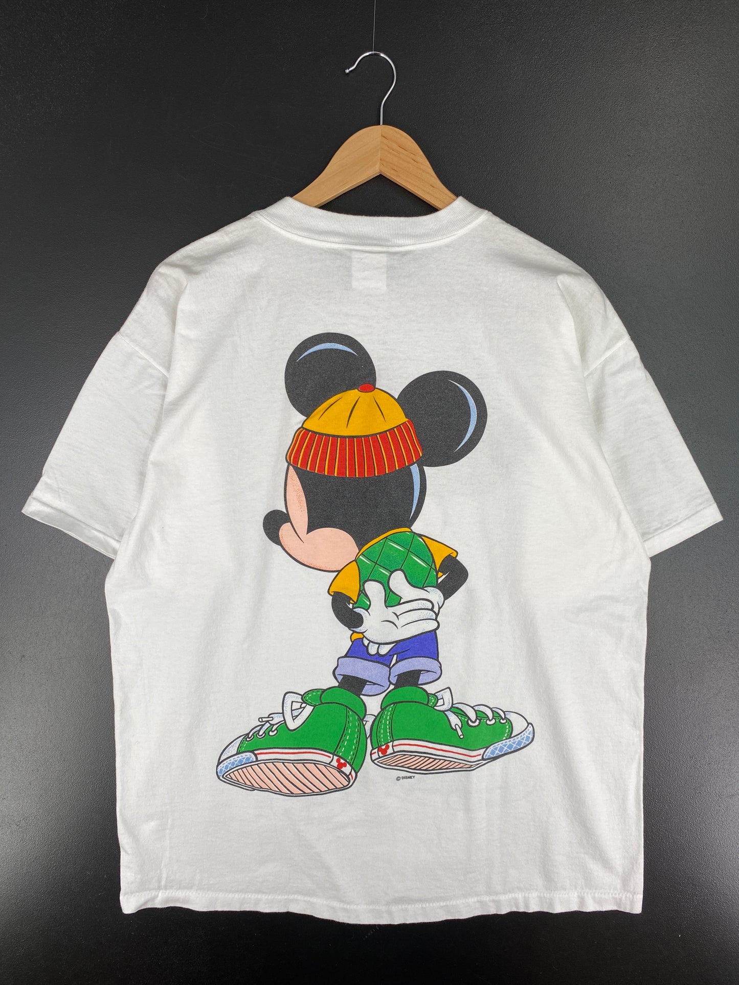 90's DISNEY MICKEY Made in USA Size XL Vintage T-Shirt / A4698