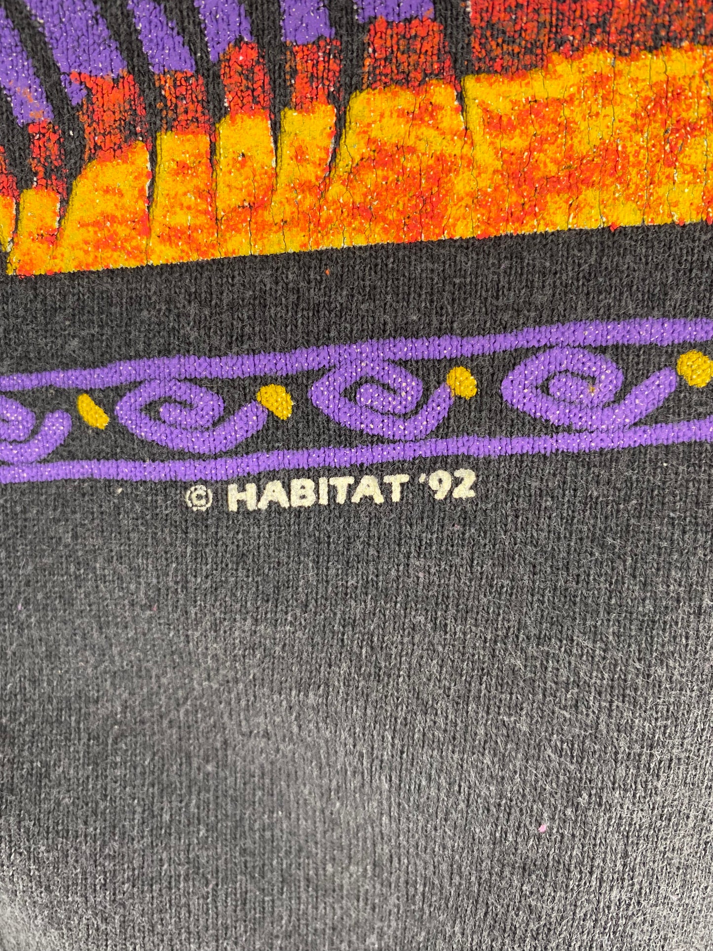 1992 NATIONAL PARK HAWAII Made in USA Size L Vintage Sweat-shirt / A254