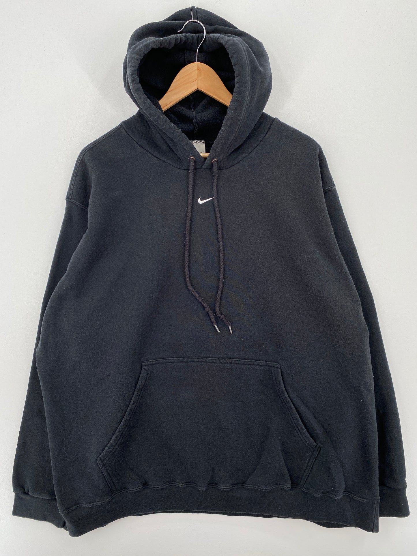 90's NIKE CENTER SWOOSH Size XXL Vintage Hoodie Sweat-Shirt / A6995