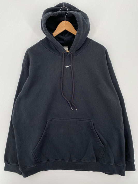 90's NIKE CENTER SWOOSH Size XXL Vintage Hoodie Sweat-Shirt / A6995