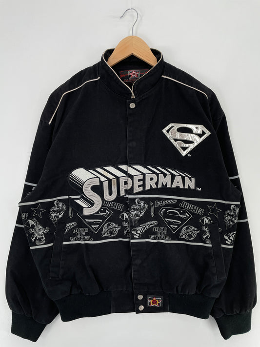 .2003 MARVEL SUPERMAN  Size M Vintage Racing jacket / E1959J