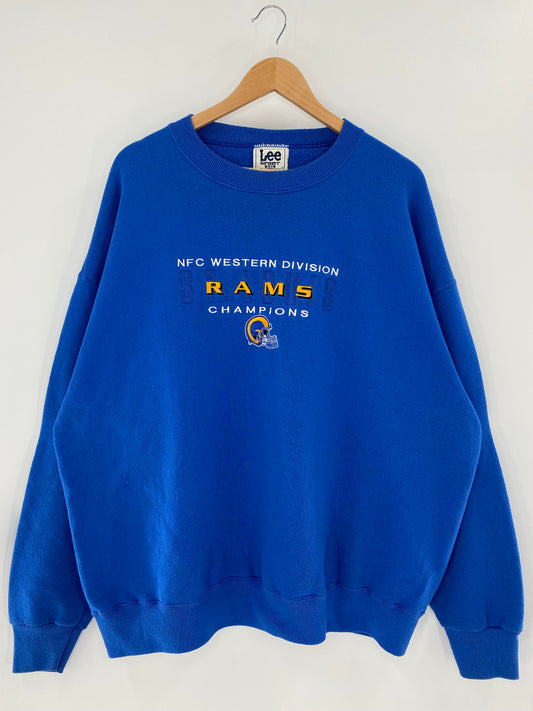 90's ST LOUIS RAMS Made in USA Size XXL Vintage NFL Sweat - Shirt/ K5772