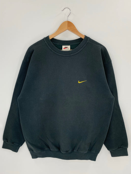 90's NIKE MINI SWOOSH Made in USA Size M Vintage Sweat shirt / K6232