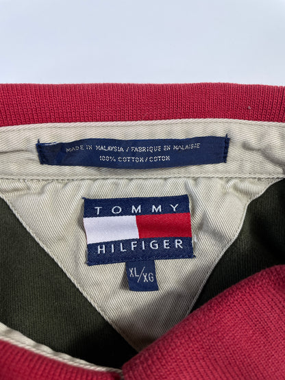 90’s TOMMY HILFIGER Size XL Rugby-Shirt / A7269