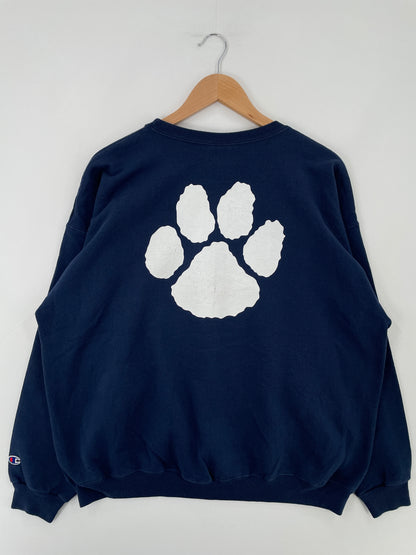 90’s CHAMPION x UNIVERSITY OF NEW HAMPSHIRE Size XL Vintage College Sweat-Shirt / E3649S
