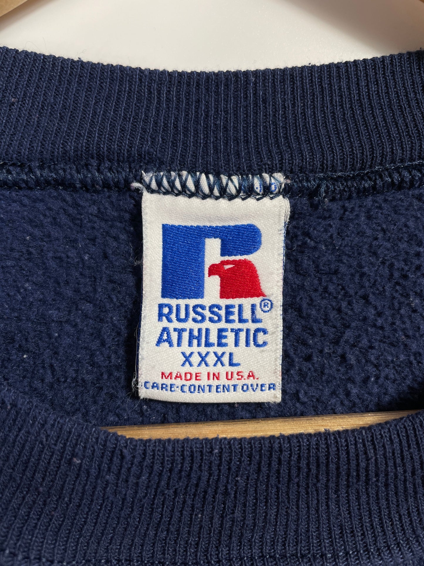 90's KANSAS Made in USA Size XXXL Vintage College Sweat-Shirt / E3832S