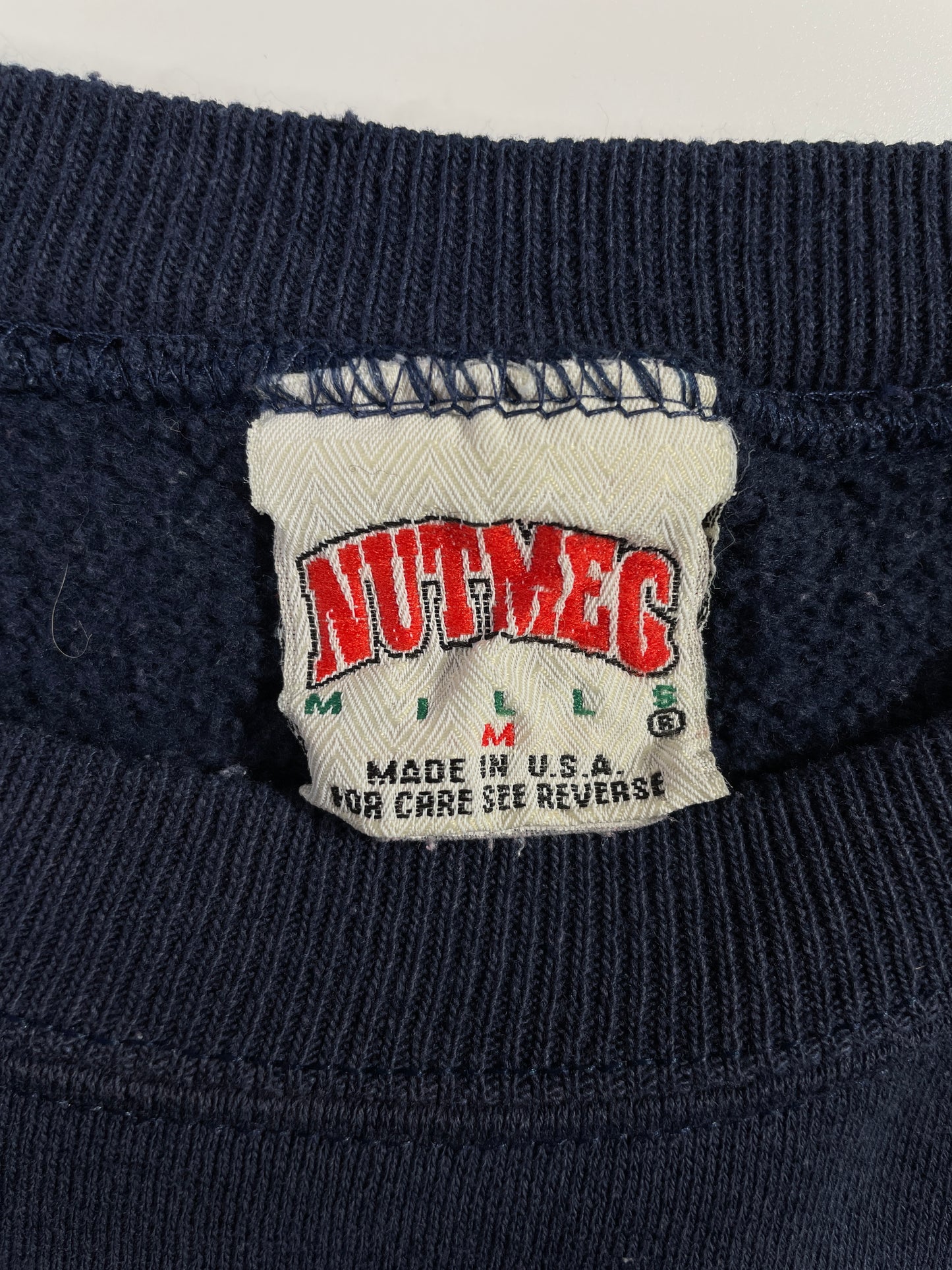 90's NOTRE DAME Made in USA Size M Vintage College Sweat-Shirt / E4726S