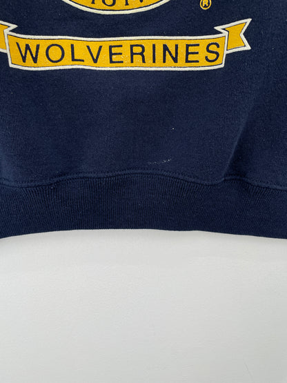 90's MICHIGAN Made in USA Size L Vintage College Sweat-Shirt / A7129