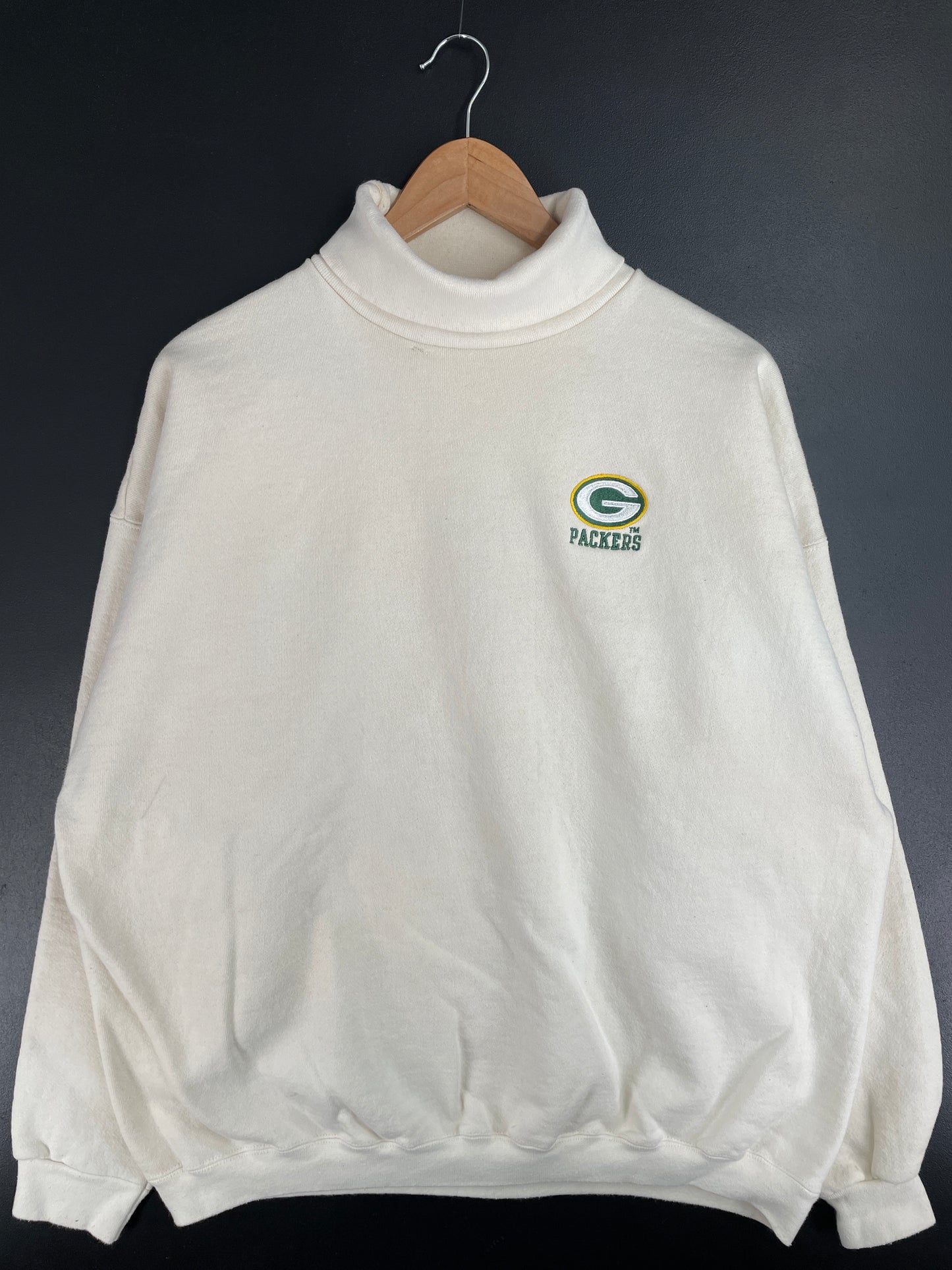 90's GREEN BAY PACKERS Made in USA Size XL Vintage NFL Sweat-Shirt / E1523S