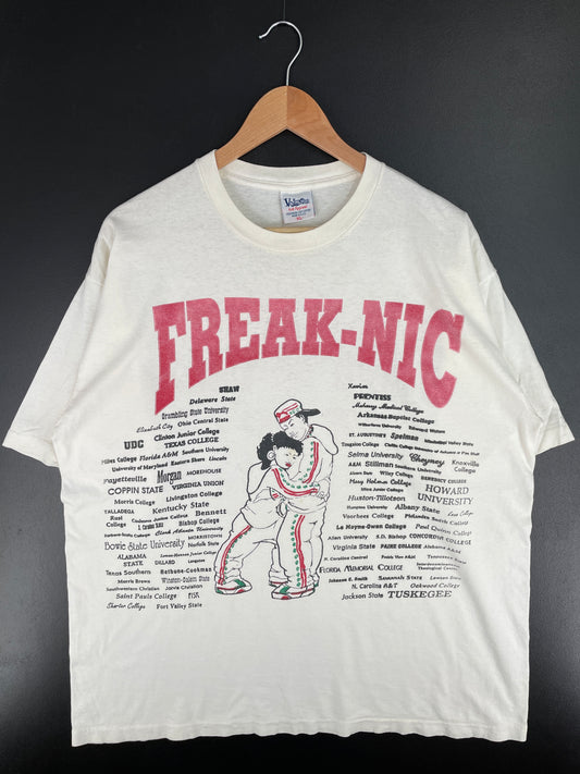 90's FREAK-NIC Made in USA Size XL Vintage T-Shirt / A3803