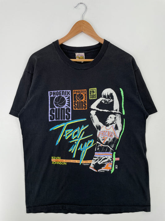 90's PHOENIX SUNS Made in USA Size XL Vintage NBA T-Shirt / A8856