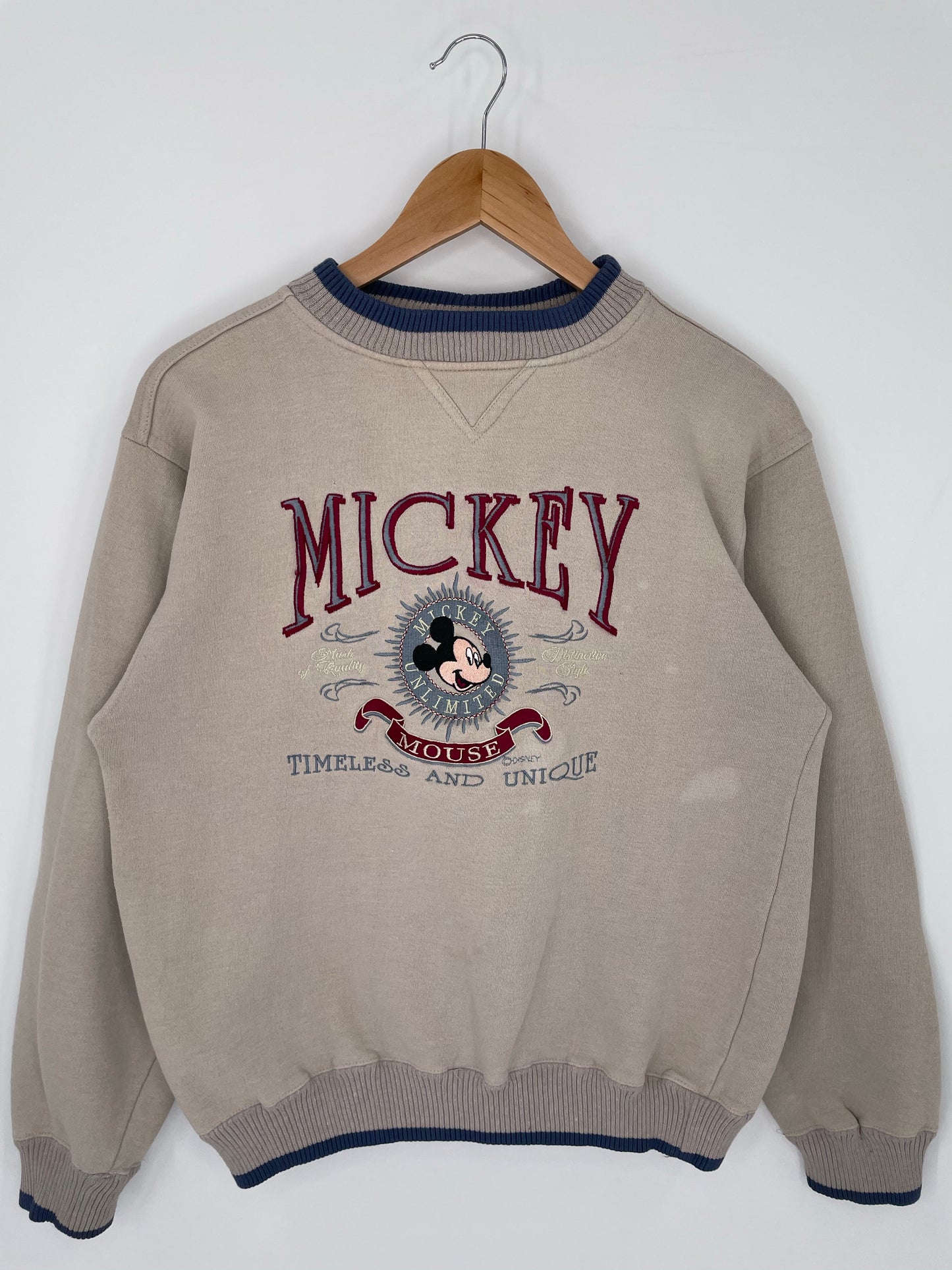 90’s DISNEY MICKEY Size M Vintage Sweat-shirt / K9046