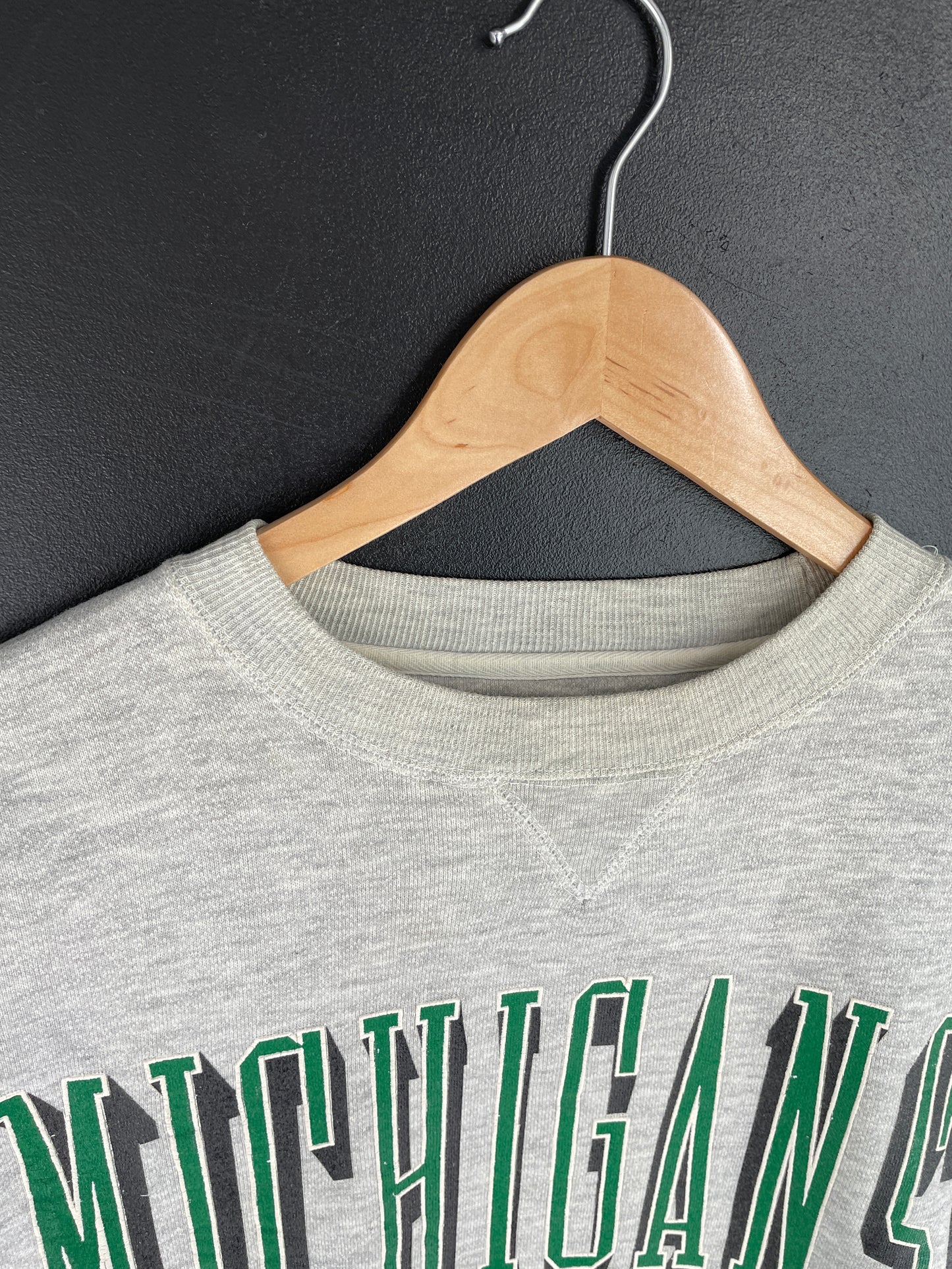 90’s MICHIGAN STATE Size XL Vintage College Sweat-Shirts / A4495