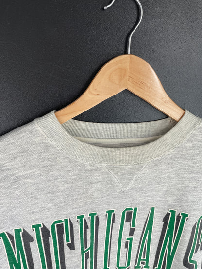 90’s MICHIGAN STATE Size XL Vintage College Sweat-Shirts / A4495
