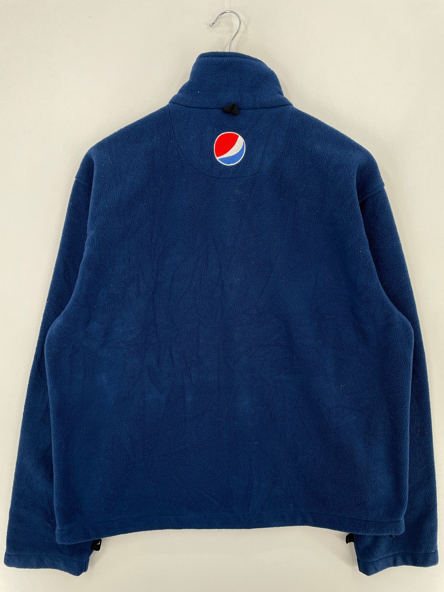 Vintage PEPSI Size M Zip Up Fleece Jacket / E814