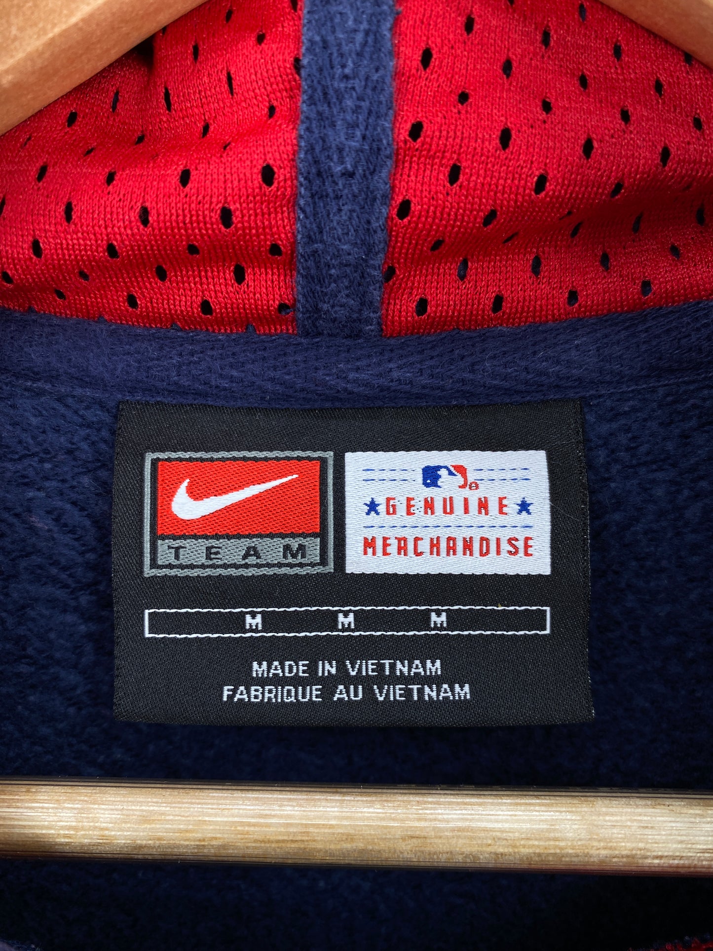 00' NIKE BOSTON RED SOX Size M Vintage MLB Hoodie Sweat-shirt / A5602