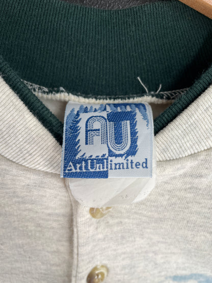 90's EAGLE Made in USA Size Approx.XL Vintage Animal Sweat-Shirt / E2544S