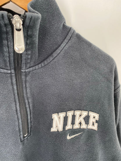 00' NIKE Size L Vintage Half-zip Sweat- Shirts / K4392