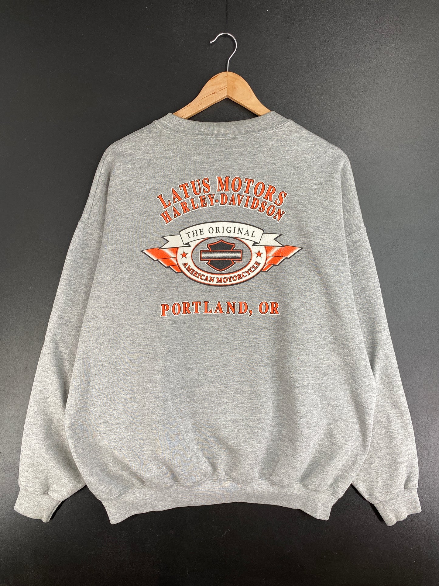 2000 HARLEY DAVIDSON Made in USA Size XL Vintage Sweat-Shirt / E1040