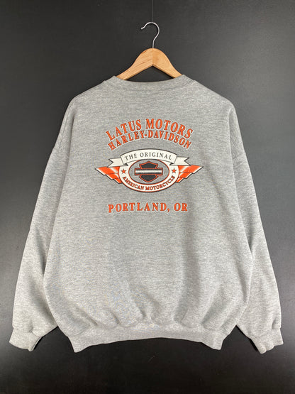 2000 HARLEY DAVIDSON Made in USA Size XL Vintage Sweat-Shirt / E1040