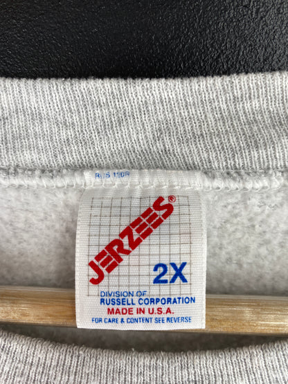 90's INDIANA UNIVERSITY Made in USA Size XXL Vintage College Sweat-shirt / A6192