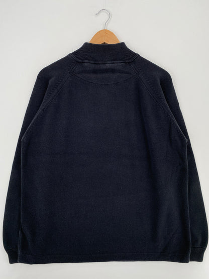 Vintage HARLEY DAVIDSON Size L Half Zip Sweat-Shirts/ A4785