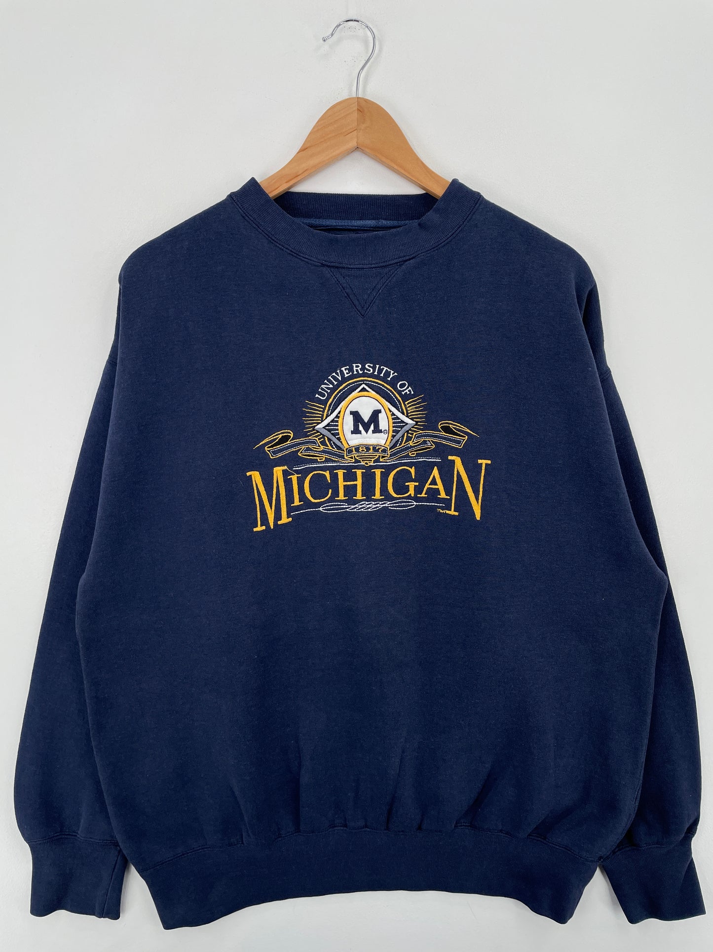 00' MICHIGAN Size XL Vintage College Sweat-Shirt / A6585