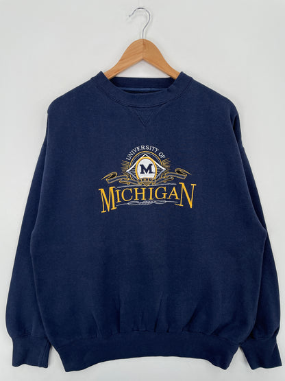00' MICHIGAN Size XL Vintage College Sweat-Shirt / A6585