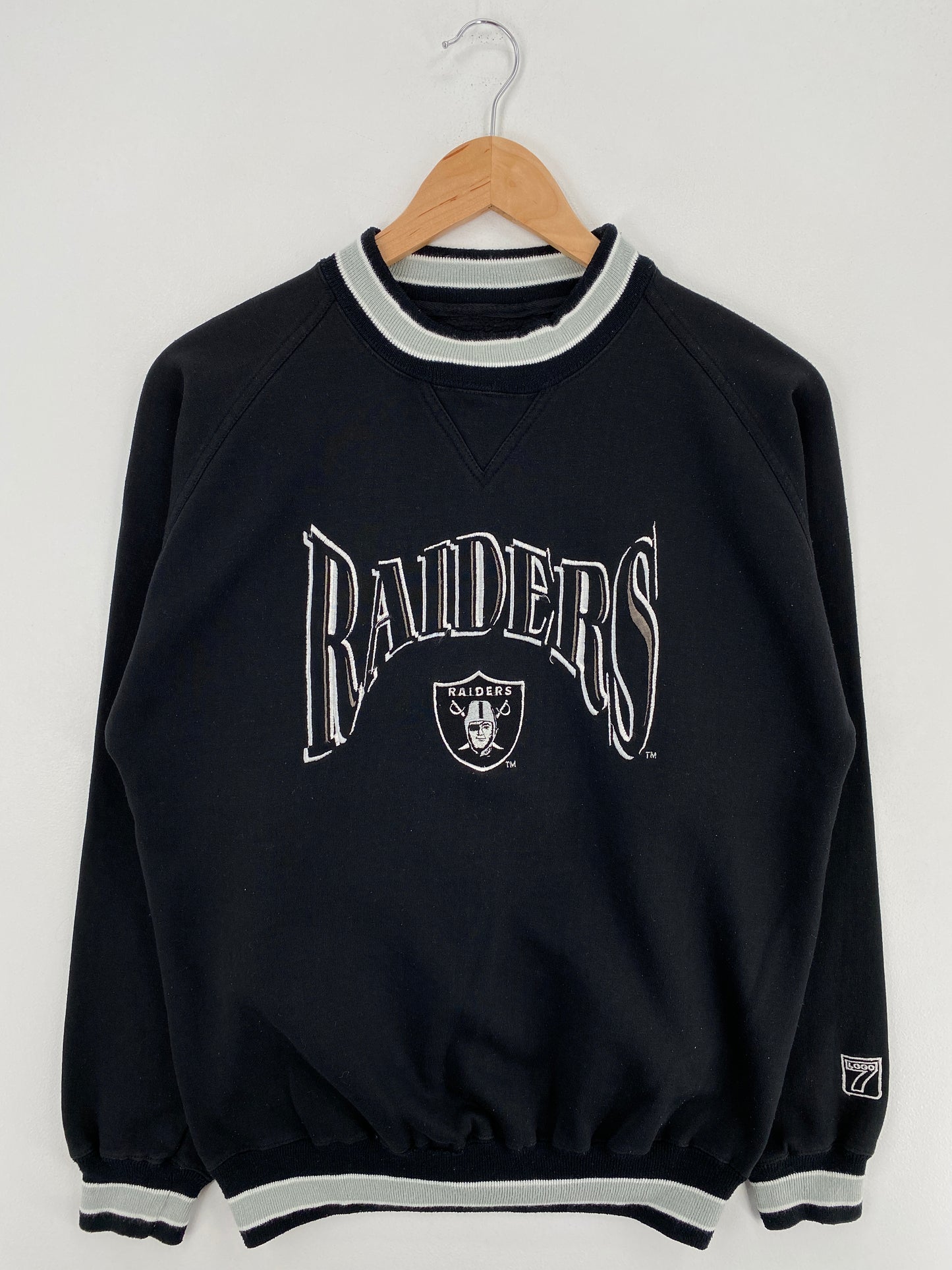90's RAIDERS Size L Vintage NFL Sweat-Shirt / A6078