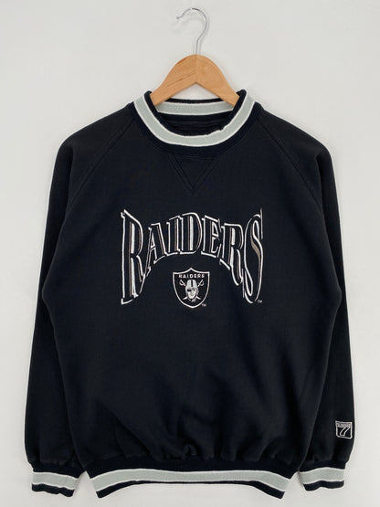 90's RAIDERS Size L Vintage NFL Sweat-Shirt / A6078