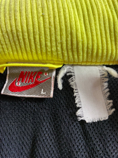 90’s NIKE Silver Tag Size L Vintage Zip-up Nylon Jacket  / 8728