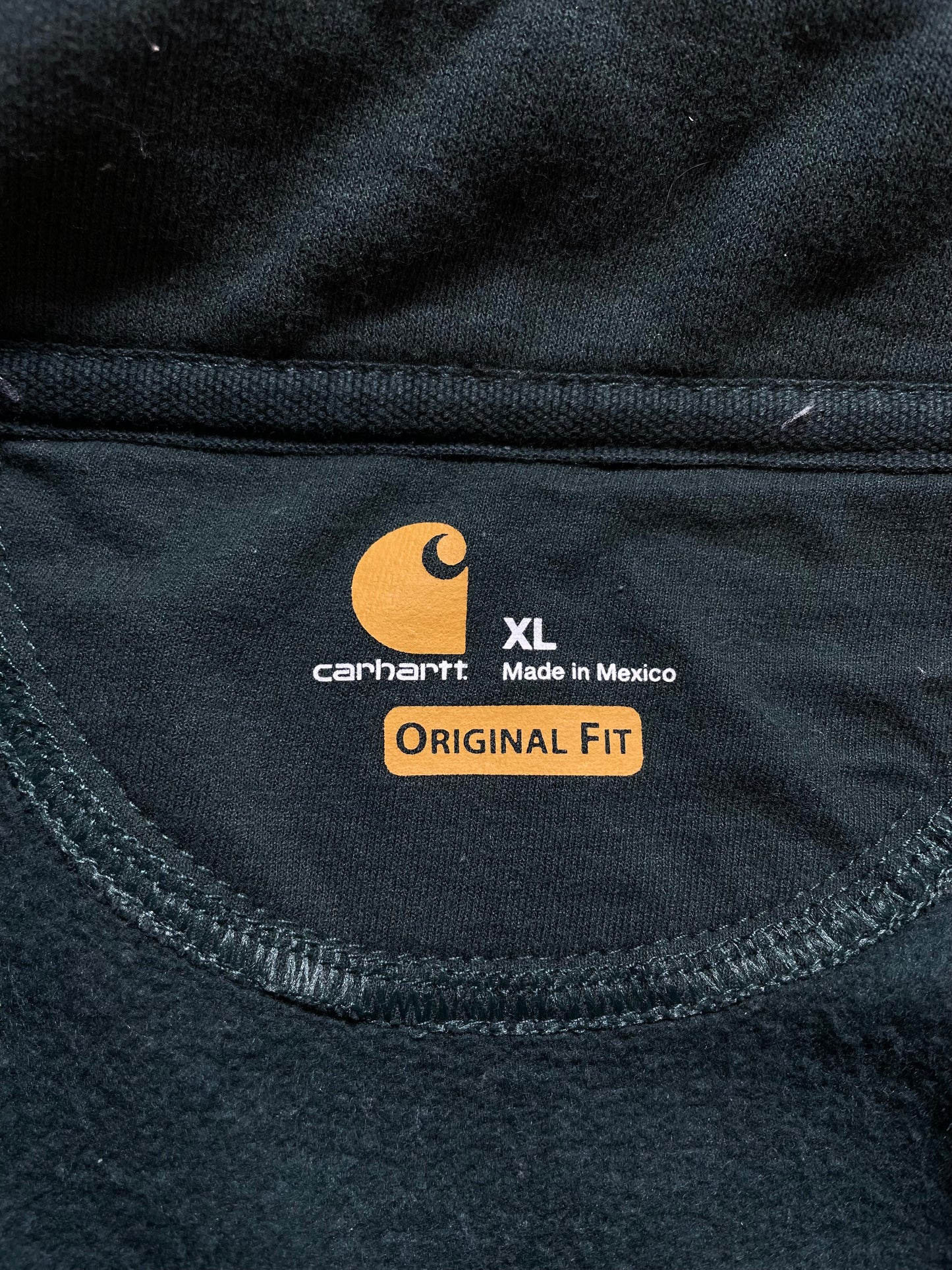 Vintage CARHARTT Size XL Zip-up Sweat-Shirt / K9434