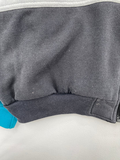 90's NIKE SILVER TAG Size Approx.L Vintage Zip-Up Hoodie Sweat-shirt / A5987