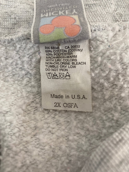 90's DISNEY MICKEY MINNIE Made inUSA Size XXL Vintage Sweat-Shirts / A1563