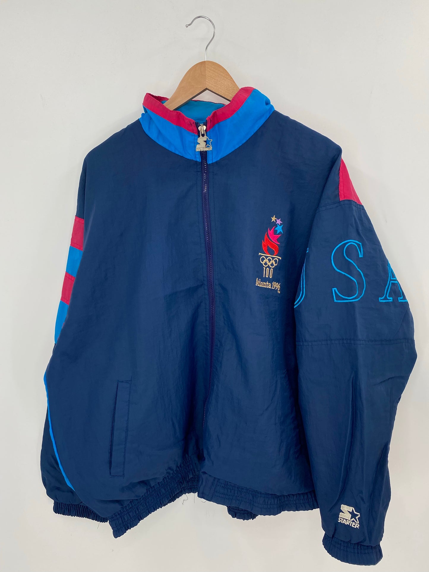 1996' STARTER x ATLANTA OLYMPIC GAMES Size L Vintage Nylon Jacket  / K8030