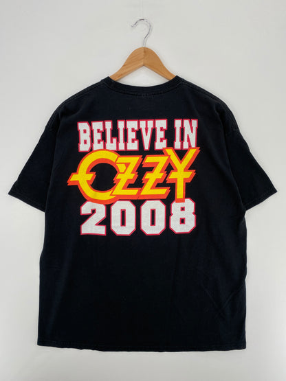 2008 OZZY FOR PRESIDENT Size XL Vintage T-Shirts / A5587