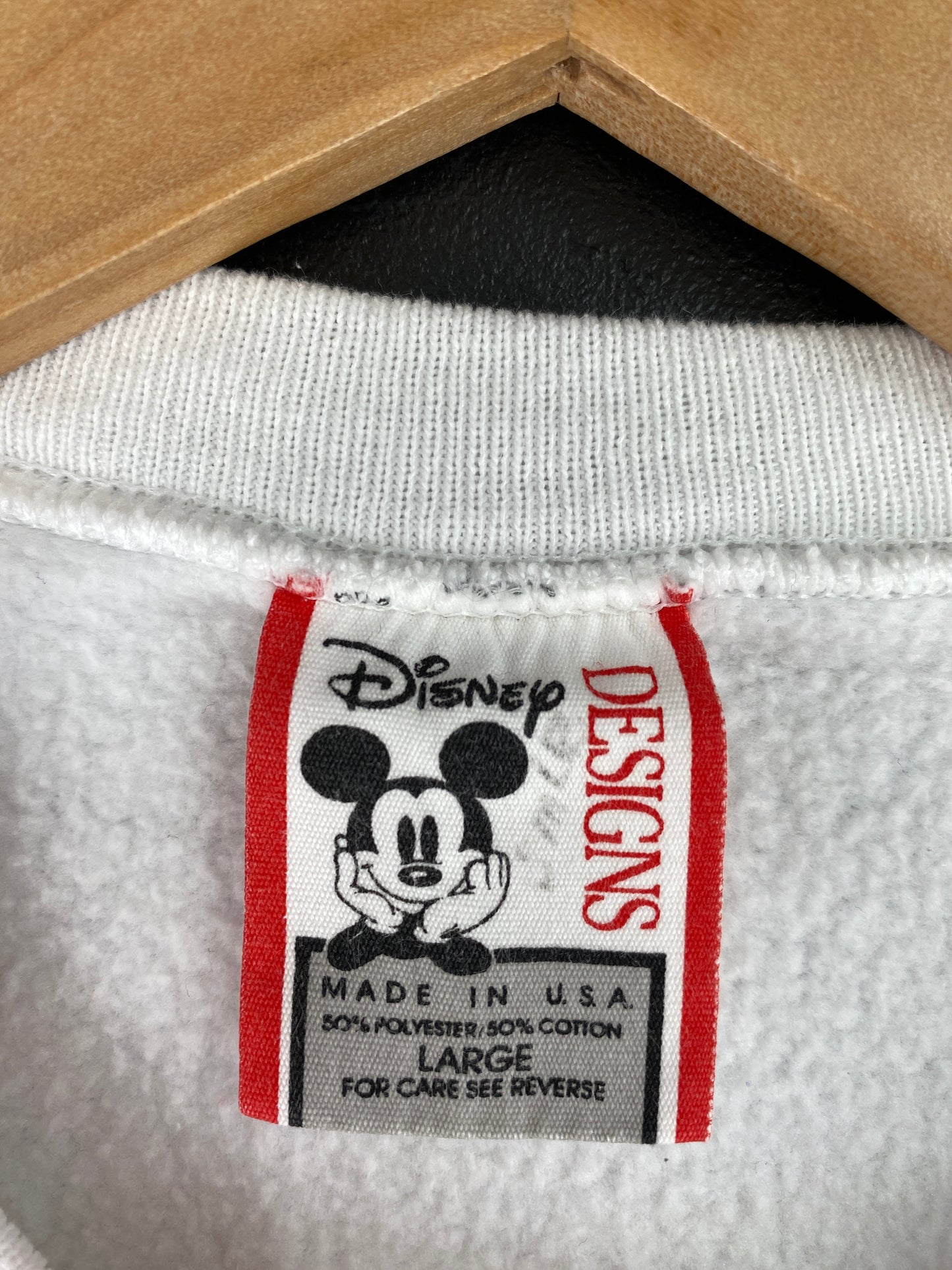 90's DISNEY MICKEY Made in USA Size L Vintage Sweat-shirt / E3214S