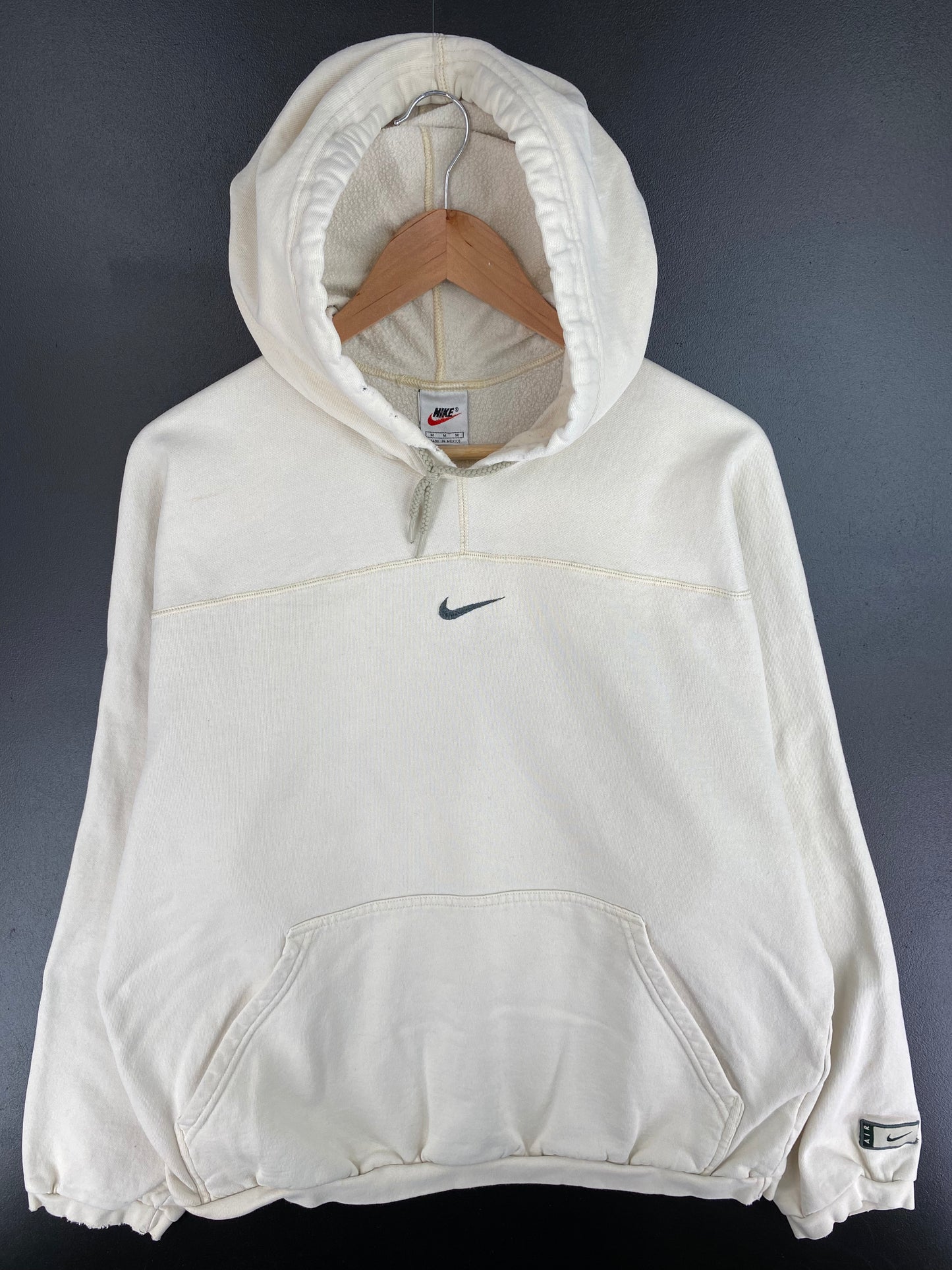 90's NIKE CENTER SWOOSH Size M Vintage Hoodie Sweat-shirt / A552