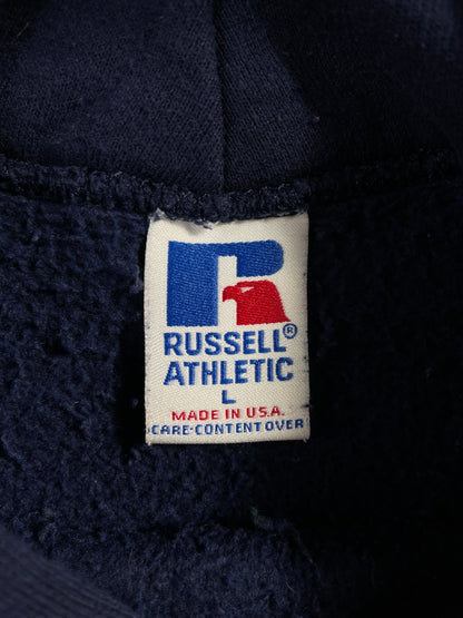 90's RUSSELL x NOTRE DAME Made in USA Size L Vintage College Hoodie Sweat shirt / E4509S