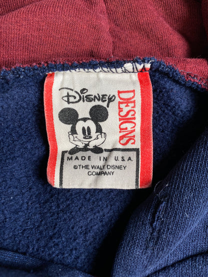 90's DISNEY MICKEY Made in USA Size S / M Vintage Hoodie Sweat-shirt / A3132