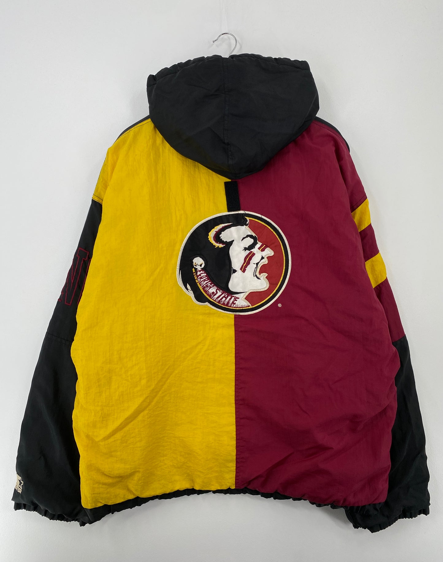 90's STARTER x FLORIDA STATE Size XL Vintage College Nylon Jacket / A8767