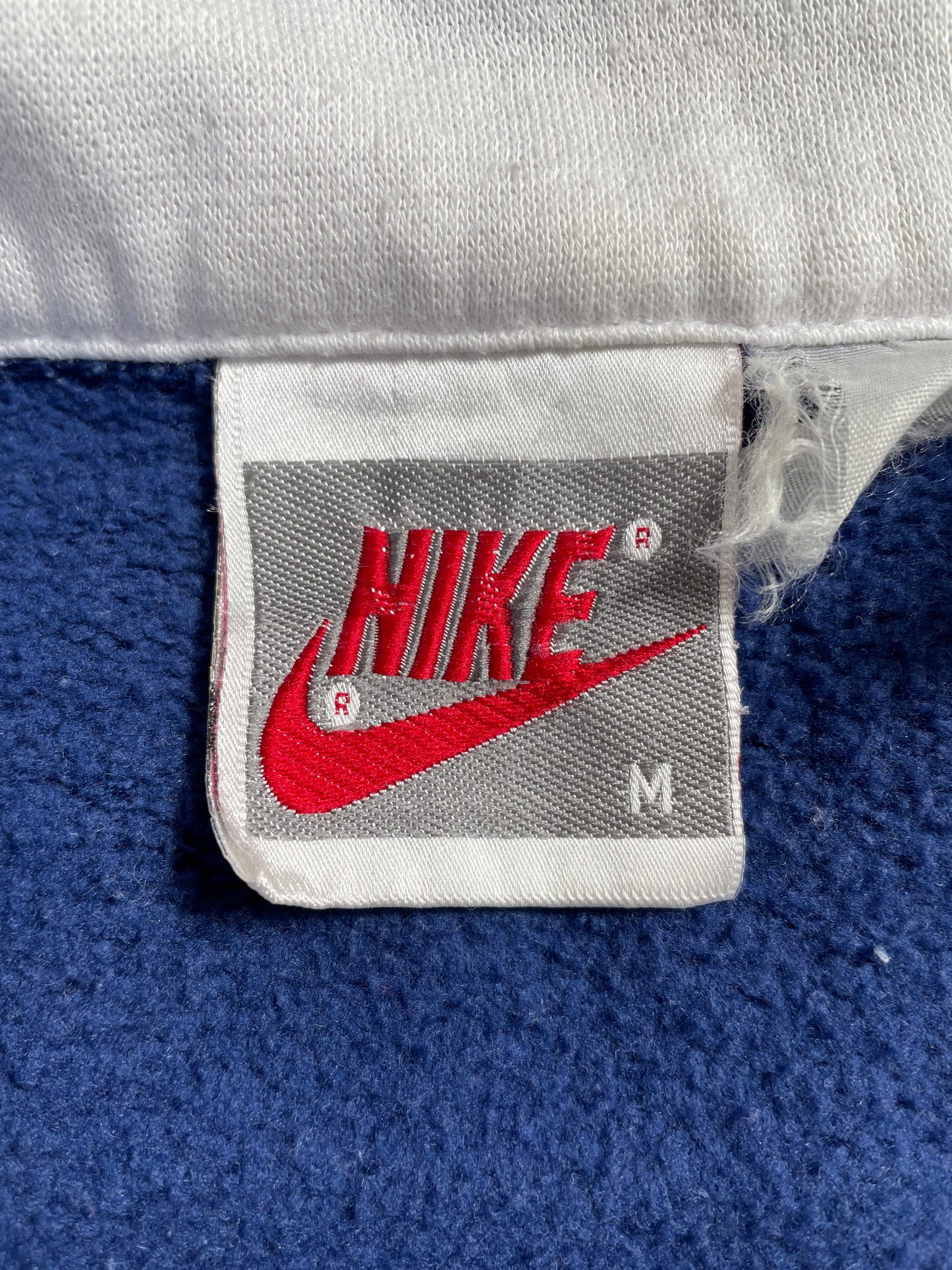 90's NIKE Silver Tag Size M Vintage Zip-up Sweat shirt / E4133S