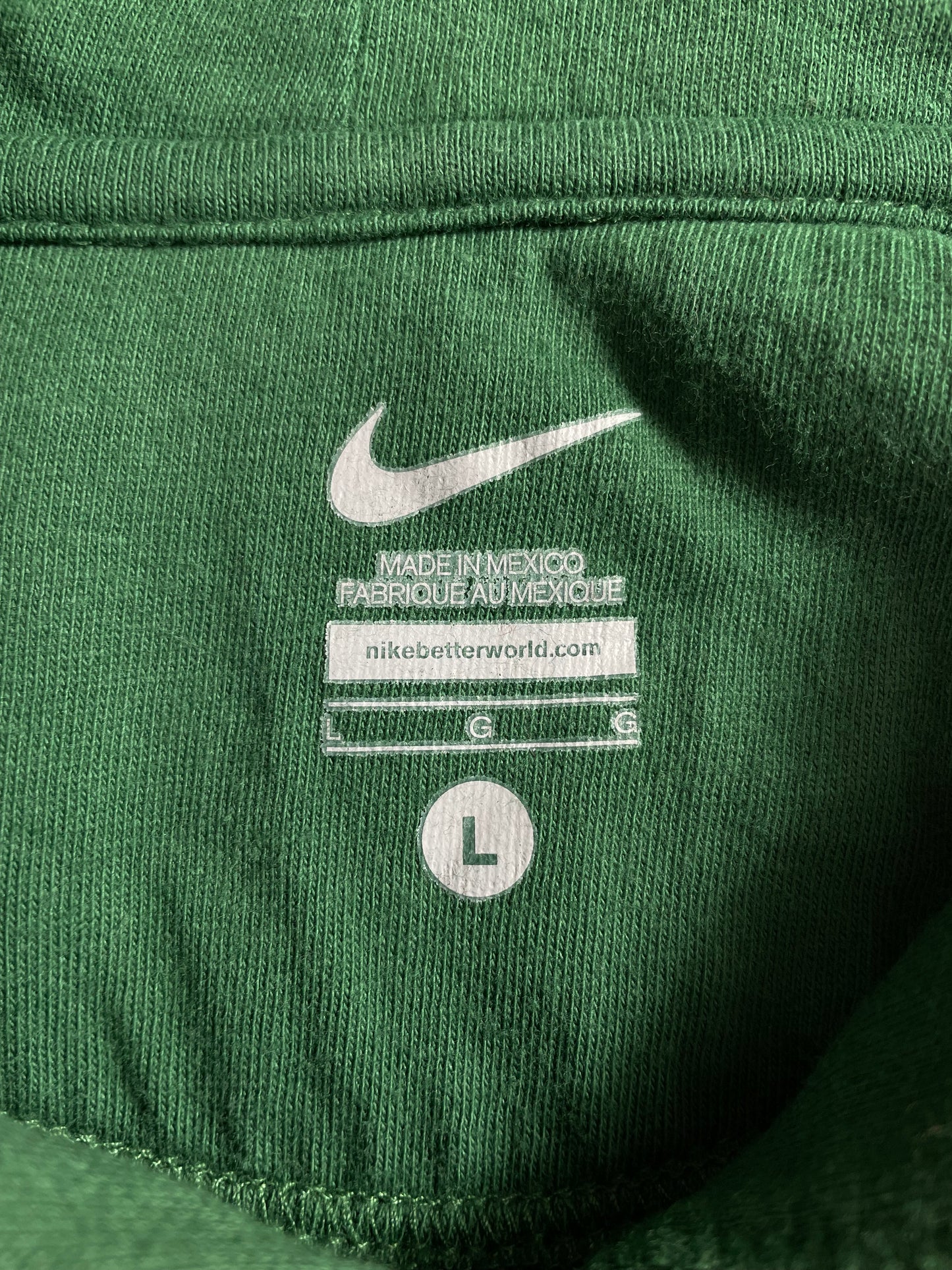 00' NIKE CHICAGO STATE Size L College Hoodie Sweat-Shirt / A2171