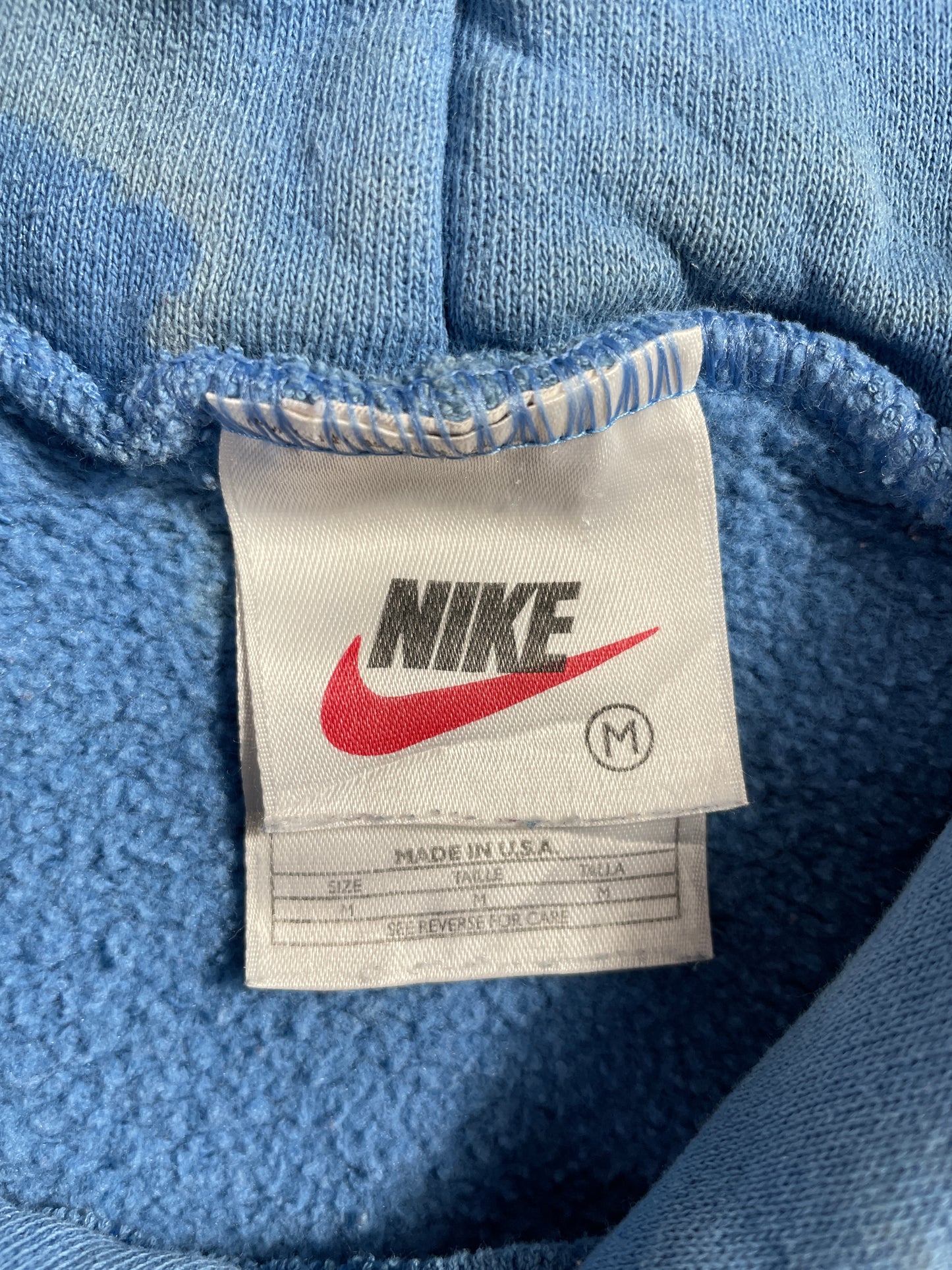 90's NIKE Made i USA Size M Vintage Hoodie Sweat-shirt / E4637S