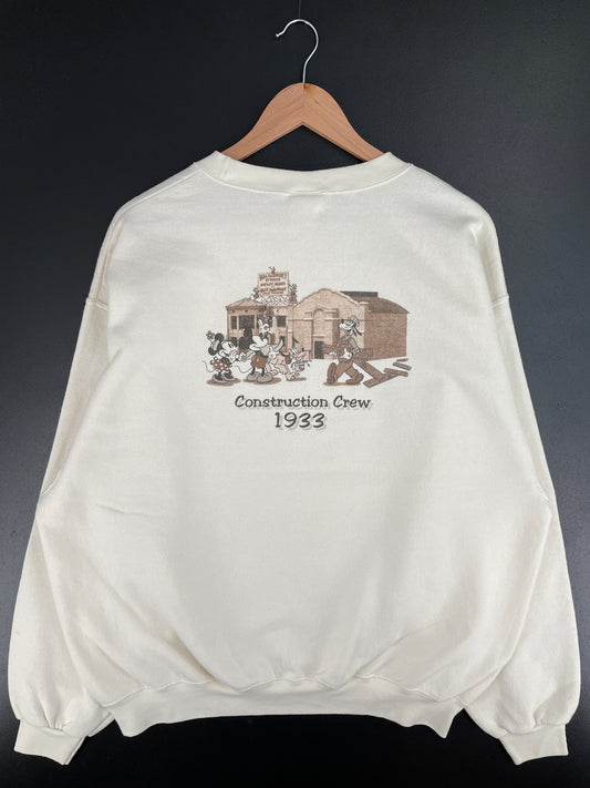 90's DISNEY MICKEY Made in USA Size XL Vintage Sweat-shirt / A3647