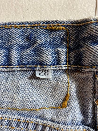 1994 DISNEY MICKEY AND MINNIE Made in USA Size 28 Denim Pants / K6721