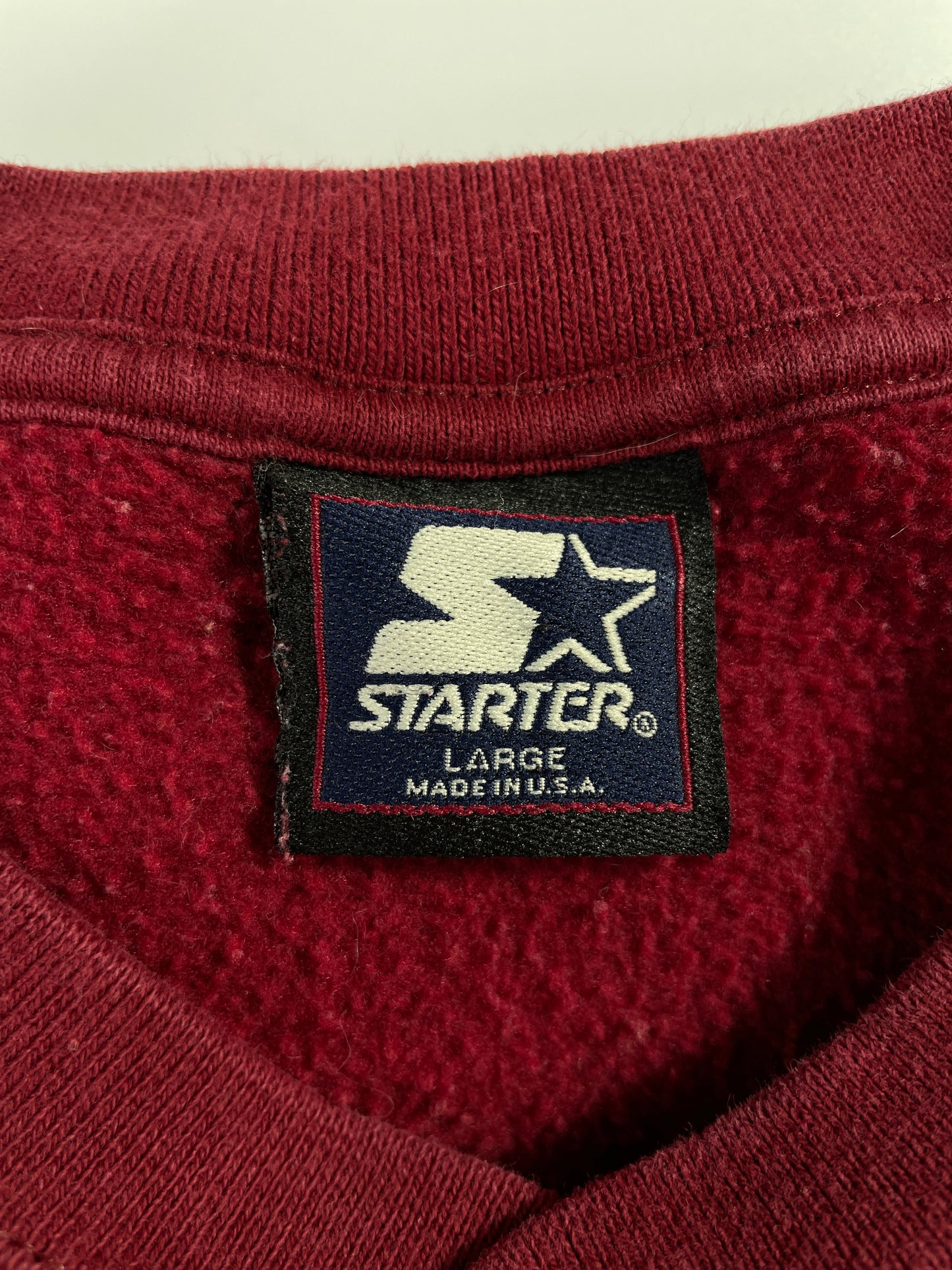 90's STARTER x ALABAMA Made in USA Size L Vintage College Sweat Shirt / E4864S