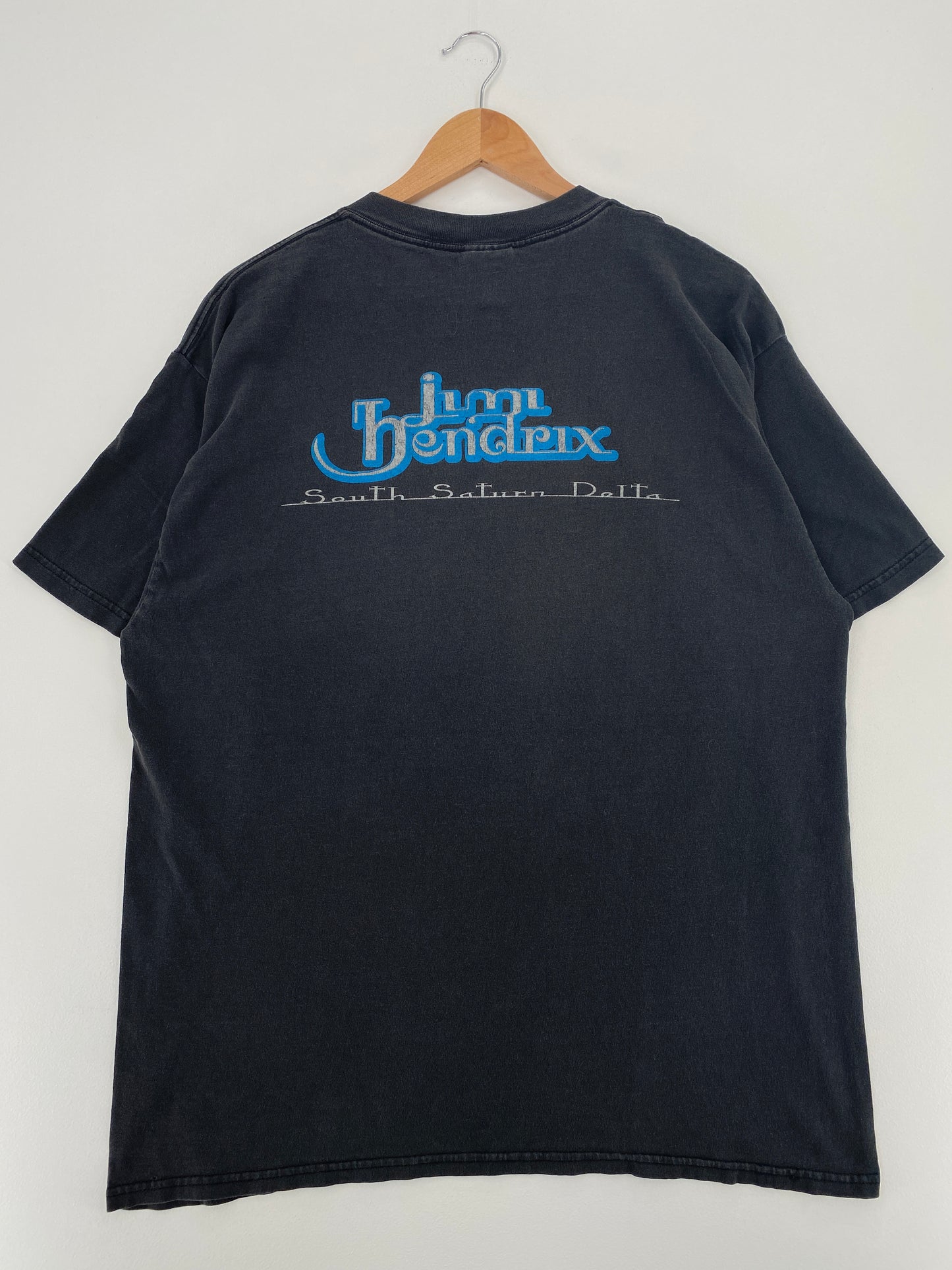 90's JIMI HENDRIX Size XL Vintage Music T-Shirt / A3511